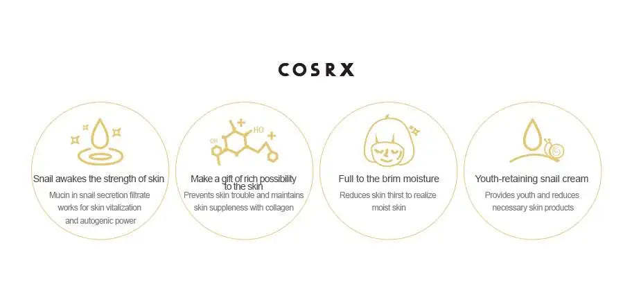 COSRX Advanced Snail 92 All In One Cream 100ml Facial Care Moisturising Skin Korean Cosmetics