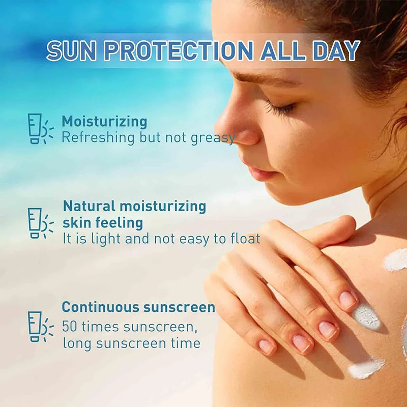 Original Korean Waterproof Pure Plant Essence Sunscreen for Sensitive Skin