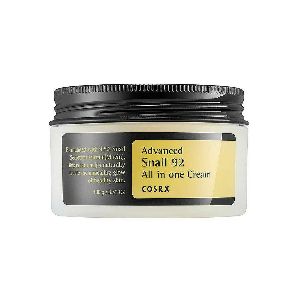 COSRX Advanced Snail 92 All In One Cream 100ml Facial Care Moisturising Skin Korean Cosmetics