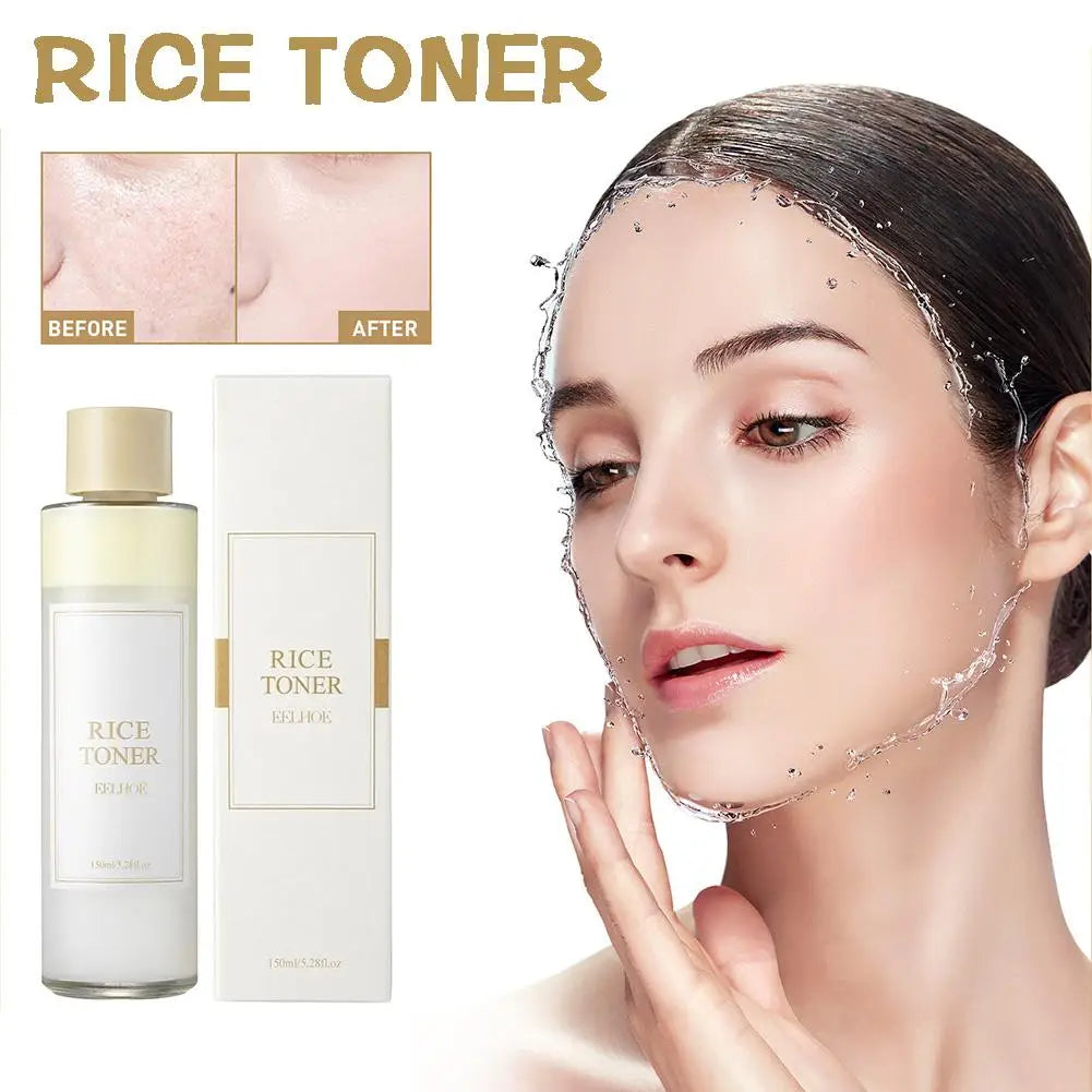 OUHOE 150ml Rice Hydrating Toner – Glow-Boosting Essence for Deep Hydration & Radiant Skin | Korean Skincare Essential