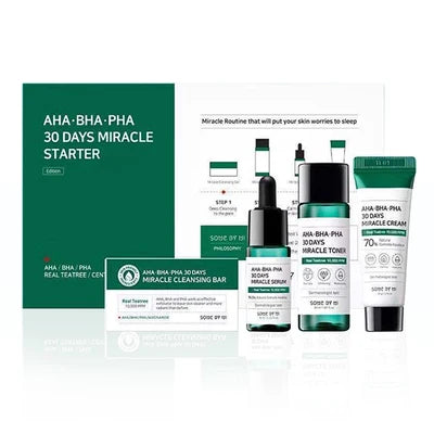 Korea SOME BY MI tea tree soap tea tree care moisturizing nourishing oil control medium sample facial set